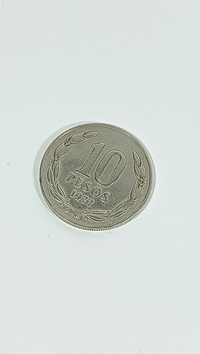 Moneda 10 Pesos Libertad 1977 