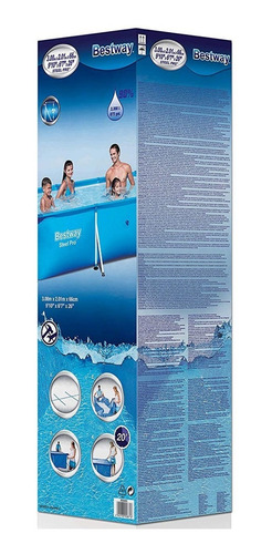 Imagen 2 de 6 de Alberca Rectangular Bestway Existencias Reales