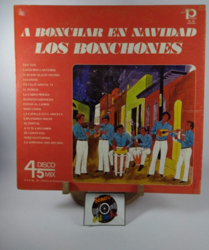 Lp Vinyl Los Bonchones, A Bonchar En Navidad Sonero Colombia