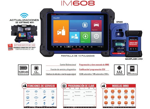 Imagen 6 de 9 de Autel Maxiim Im608 Programador Llaves Apb112 Y Gbox2 Cuotas