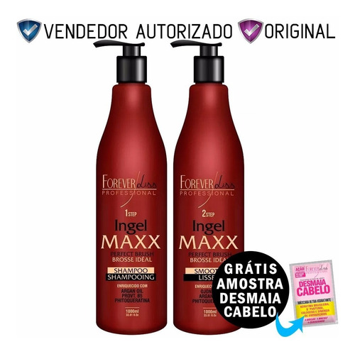 Forever Liss Escova Progressiva Ingel Maxx - Shopdoscabelos