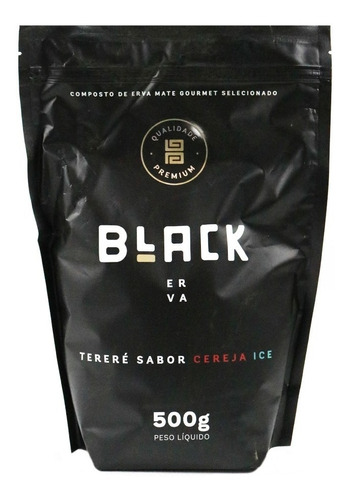 Erva Mate Para Terere Black Erva Premium 500g - Cereja Ice