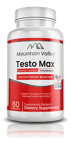 Testo Max Testosterone Booster 60 Cap. 1500mg Usa Import