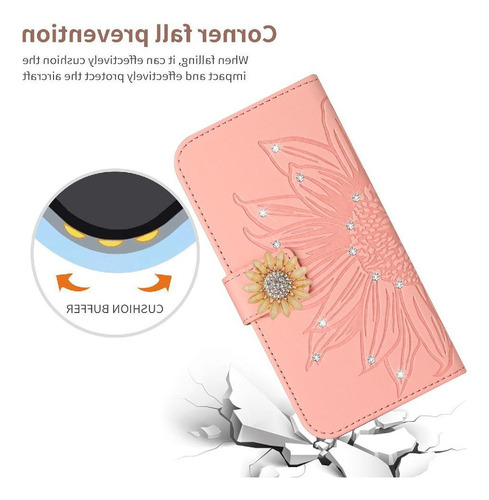 Funda For Honor X7b Pu Funda Abatible De Cuero Tpu A De