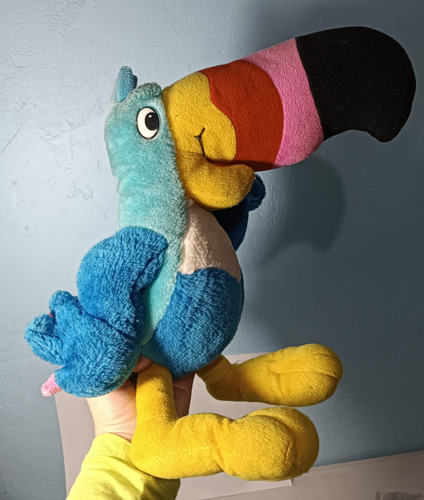 Peluche Sam Tucán / De Froot Loop Kellogg's / 30x26cms (Usado)