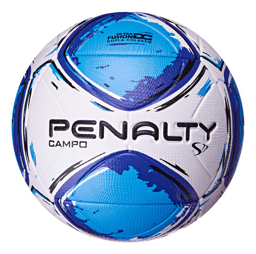 Bola Futebol De Campo S11 R2 Xxiv Penalty Cor Branco/Azul/Preto
