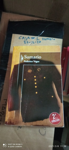 Libro Sumario. Federico Vegas