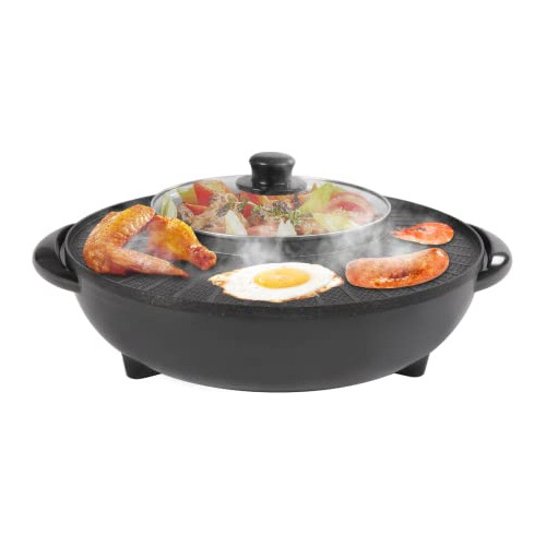 Olla Caliente Con Parrilla, 1350 W Edición Circular Hotpot P