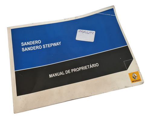 Manual Proprietário Sandero Stepway 12/14 Origina 999107291r