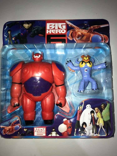 Muñeco Big Hero 6 Baymax 16cm + Figura Big Hero 8cm Alto,