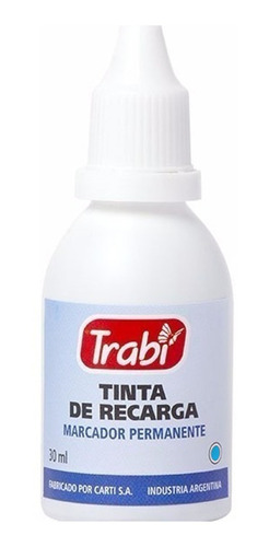 Tinta P Marcador Permanente / Al Solvente Trabi Azul 30ml