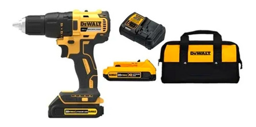 Taladro Inalámbrico 1/2  20v 2amp Dewalt Dcd777d2