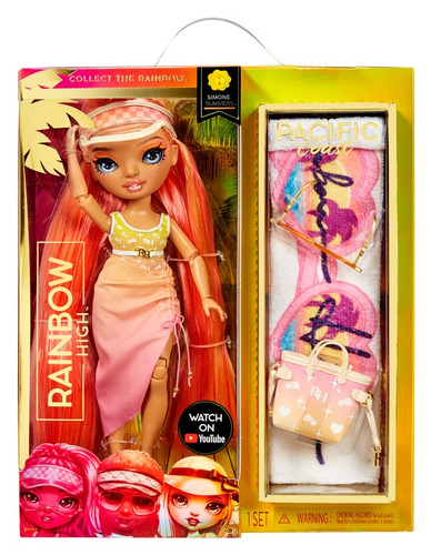 Muñeca Rainbow High Pacific Coast Fashion Doll Sunrise 30cm