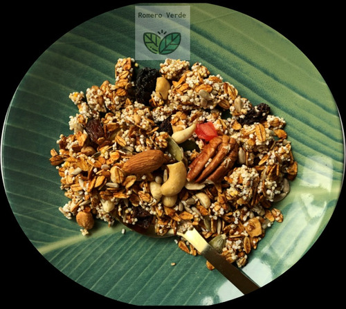 Granola Artesanal Con Miel Nueces Frutos Pepitas 1 Kilo