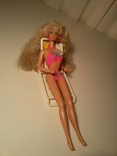 Barbie + Traje De Baño + Accesorios - Original Mattel
