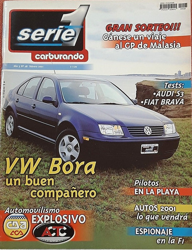 Revista Serie 1 Carburando Vw Bora Tdi Audi S3 Fiat Brava Td