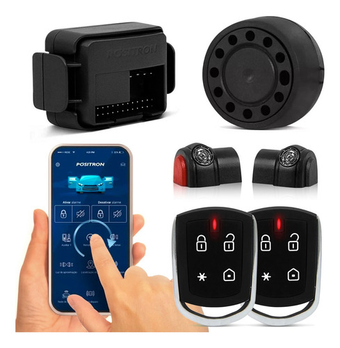 Alarme Automotivo Gol G2 Controle Positron Partida Remota