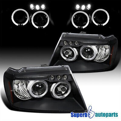 Fits 1999-2004 Jeep Grand Cherokee Led Halo Projector Head