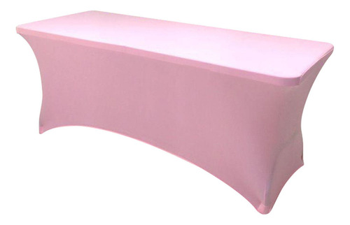 Mantel Rectangular De Lino De Spandex De 1,8 M, Mesa Elástic