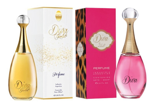 Perfumes Mujer Diva + Diva Gold