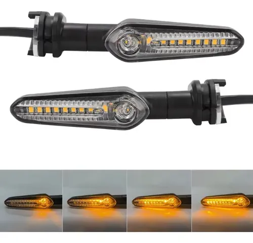 Kit 4 Pisca Led Seta Sequencial Mt03 Mt07 Mt09 Fz150 Fz250