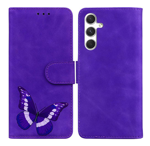 Funda Para Samsung Galaxy S24 5g Butterfly Con Ranuras Para