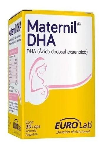 Eurolab Maternil Dha Ácido Docosahexaenoico X 30 Caps