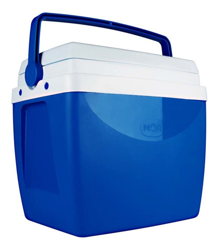 Caixa Térmica 35 Latas Cooler Azul 26 Litros Mor