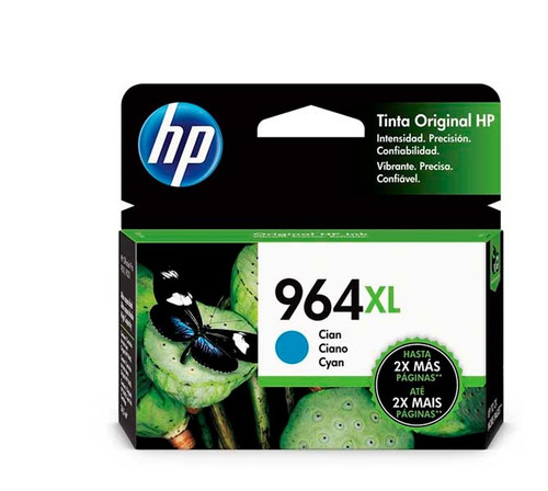 Cartucho De Tinta Hp 964xl Cian Original