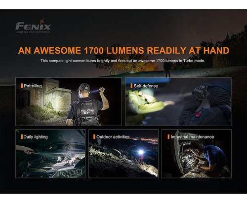 Kit De Linterna Fenix Pd35 V3.0 Con Extras