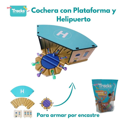 Imagen 2 de 8 de Tracks Cochera Para Trenes Compatible Con Todas Las Marcas