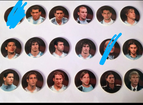 Tazos Selección Argentina 2006 