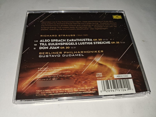 Cd Also Sprach Zarathustra: Dudamel: Berlim Filarmônica Edição Limitada (Usado)