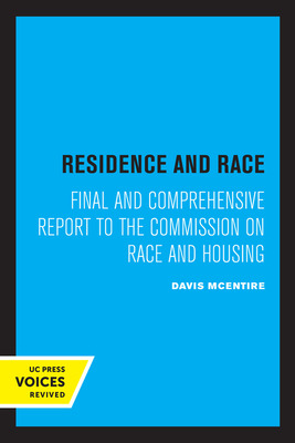 Libro Residence And Race: Final And Comprehensive Report ...