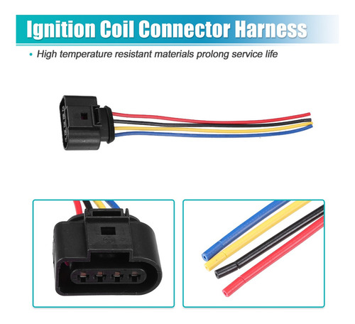Conector De Bobina De Ignição Para Volkswagen Audi Plus