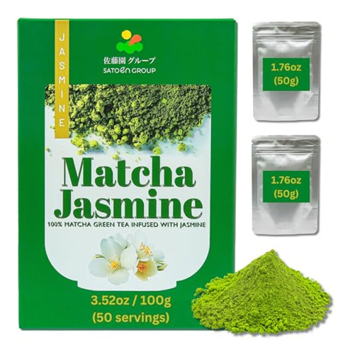 Satoen Polvo De Té Verde Jazmín Matcha De Grado Ceremonial 3