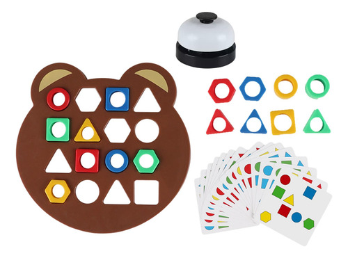 Juego De Mesa De Aprendizaje De Colores Juego De Con Campana
