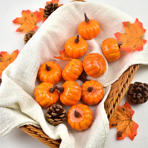 Simulation Pumpkin Halloween Wreath Decoration Accessories