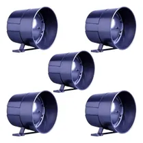 Comprar 5 Sirenes De Alta Potência -morey Taty Preta 120 Db 12 Volts