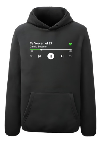 Sudadera Musical Camilo Séptimo | Te Veo En El 27