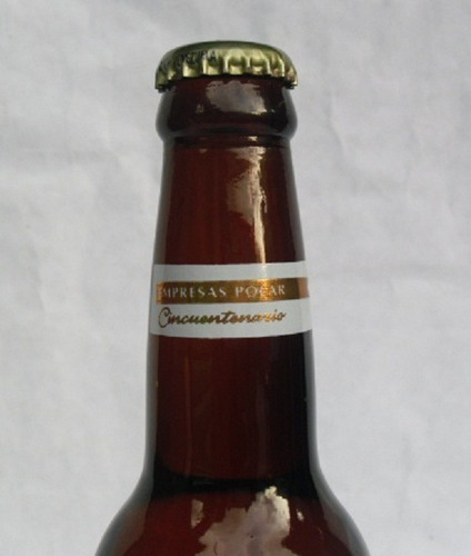 Imagen 2 de 6 de P O L A R 50 Aniversario 1991 Botella Antigua De Coleccion