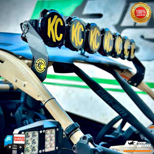 Kit Bases Barra Led Kc Hilites Can Am X3