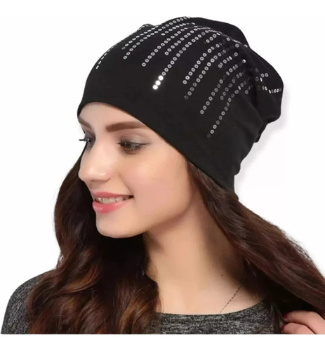 Gorro Nocturno De Lentejuelas Para Dama