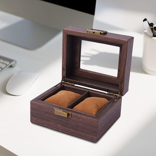 Caja De Almacenamiento Para Relojes, Escaparate, 2 Rejillas