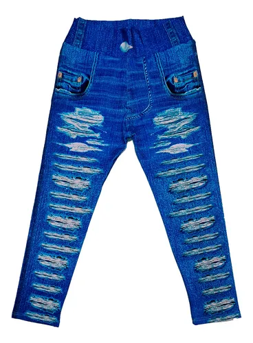 Calça jeans legging infantil sales