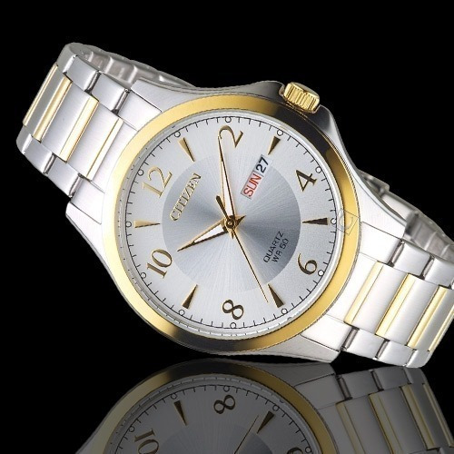 Imagen 6 de 8 de Citizen Quartz Gents Silver Dial Bf2005-54a ....... Dcmstore