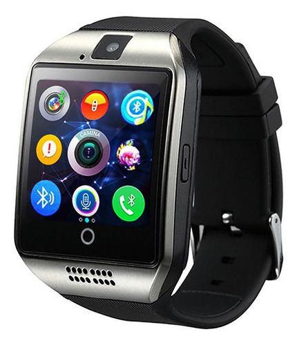 Reloj Inteligente Bluetooth Plug And Talk Q18 Pantalla Curva