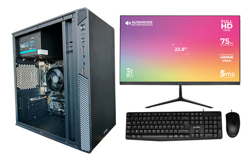 Computadora Completa Ryzen 5 5600g 8gb 240gb 24 Pc Oficina