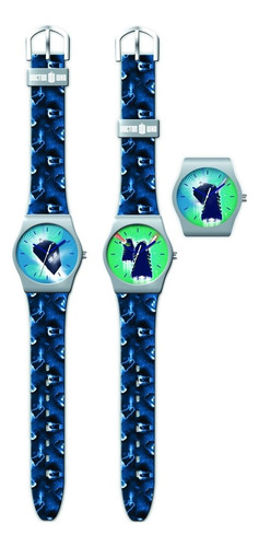Reloj Analogico De Cuarzo Lenticular Doctor Who, Azul, Reloj