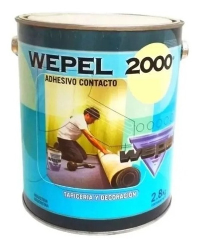 Adhesivo De Contacto Wepel 2000 Pote X 4 Lts